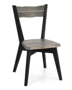 Lana ruokapöydän tuoli harmaa/musta, poistuva väri