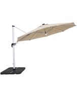 Solar LED riippuva aurinkovarjo, vaalea